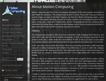 Tablet Screenshot of motioncomputing.co.uk
